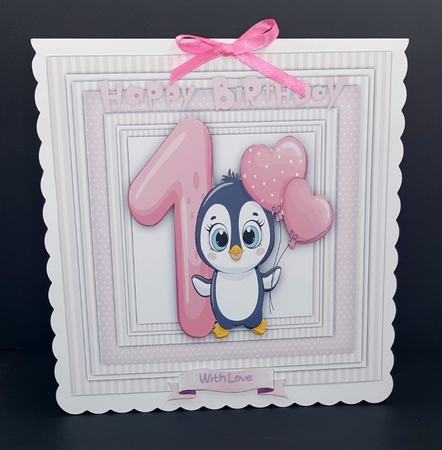 Penguins 1st Birthday by Diane  Vermeer