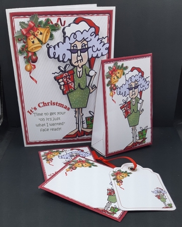Stella and her special Christmas face mini kit by Diane  Vermeer