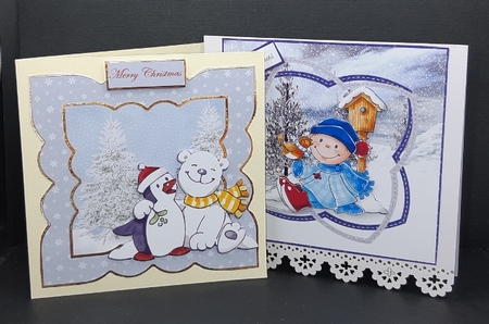 Christmas friends toppers by Diane  Vermeer