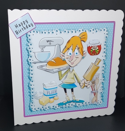 Baking Mad - Decoupage by Diane  Vermeer