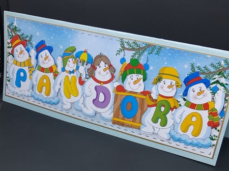 SNOWMEN NAMES LARGE DL - PANDORA by Diane  Vermeer