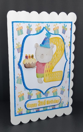 Second Birthday Bear by Diane  Vermeer