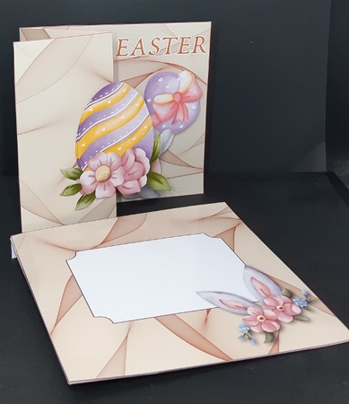 Easter Eggs 2 - Fold Back Card by Diane  Vermeer