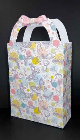 Multi coloured butterfly gift bag 1 by Diane  Vermeer