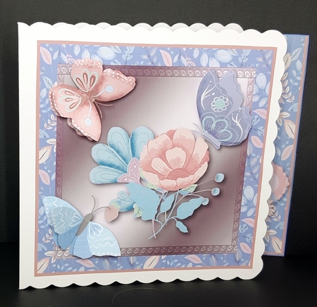 Folk Art - Blank Card by Diane  Vermeer