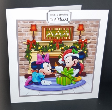 Mickey and Minnie Christmas by Diane  Vermeer