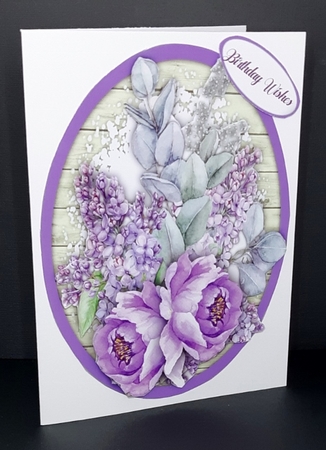 A5 Gorgeous Violet Lilac by Diane  Vermeer