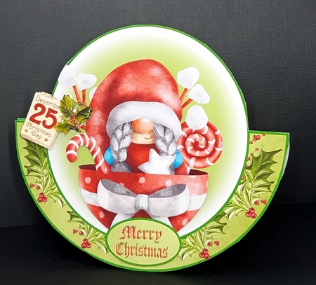 Wobble Card Mini Kit # 18 - Xmas Gnome by Diane  Vermeer