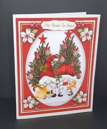 9, Lovely Print and Fold card with greeting tags  by Diane  Vermeer