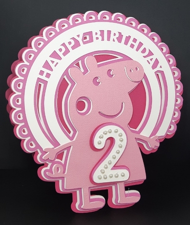 Pig Ages Birthday Card TF0531, All Formats by Diane  Vermeer