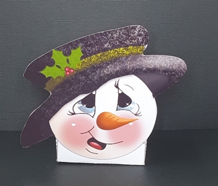 SNOWMAN HEAD GIFT BOX by Diane  Vermeer