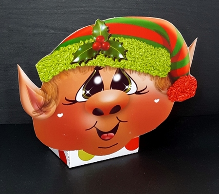 ELF HEAD GIFT BOX by Diane  Vermeer