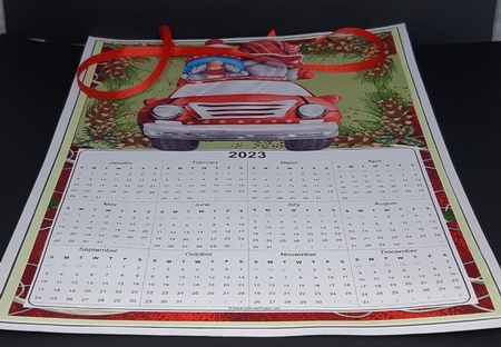 Mini Kit- A4 Christmas Gnome Calendar for 2025 /no.# 22 by Diane  Vermeer