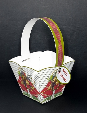 CHRISTMAS BASKET - BELLS by Diane  Vermeer