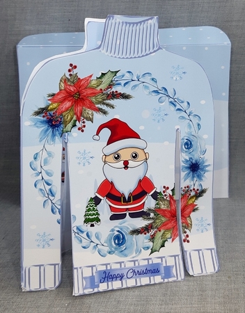 Christmas Santa jumper 3 by Diane  Vermeer
