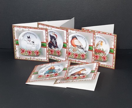 Folding Christmas Globe Gift Tags by Diane  Vermeer
