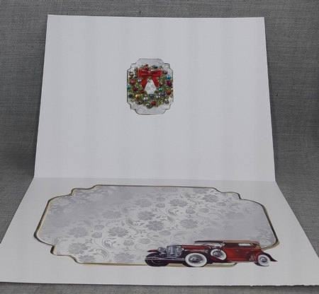 Matching blank insert for the design sheet - Vintage Christmas by Diane  Vermeer