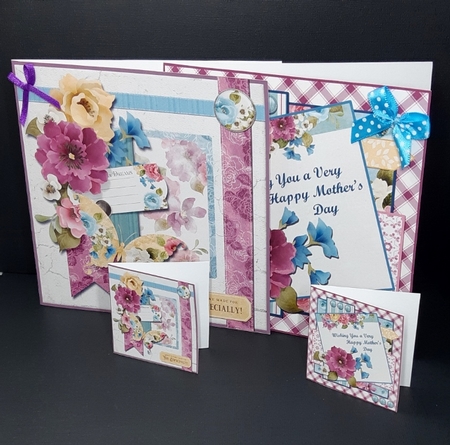 20 Easy Cut and Fold Cards with Matching Gift Tags Bumper Kit Set 1 by Diane  Vermeer