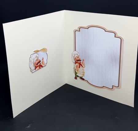 Matching blank insert sheet for the design sheet - Food To Go by Diane  Vermeer