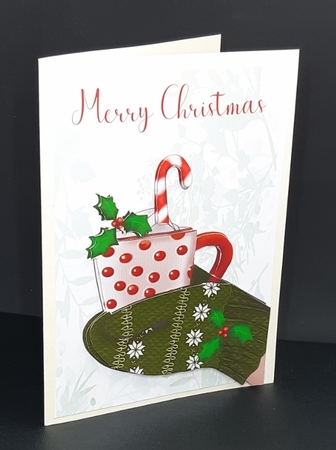 Christmas Mug by Diane  Vermeer