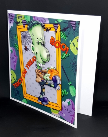Trick or treat Halloween monsters 1 by Diane  Vermeer