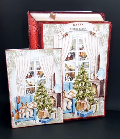 Cute Christmas Book 02 Shaped Mini Page Kit  by Diane  Vermeer