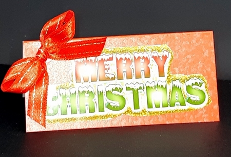 Gold Edged Merry Christmas Captions Set by Diane  Vermeer