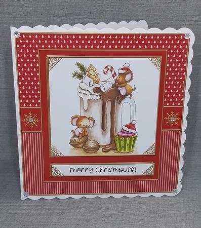 Merry Chrismouse - Red by Diane  Vermeer