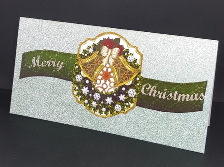 Christmas Wavy Toppers with Wreath Set 1 by Diane  Vermeer