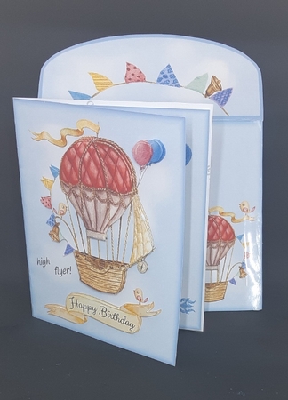  High Flyer Hot Air Ballon by Diane  Vermeer