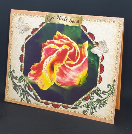 Tender Love Various Occasions Floral Card Front by Diane  Vermeer