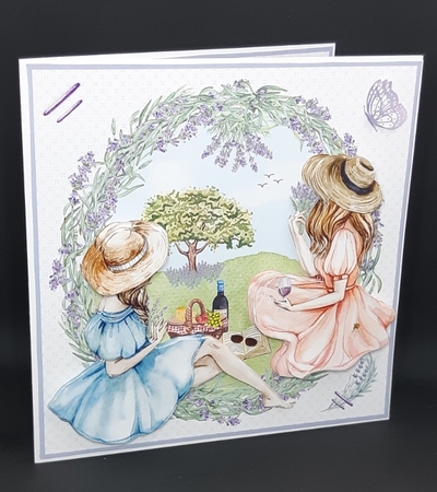 Lavender Girls by Diane  Vermeer