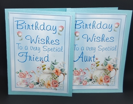 Birthday Wishes To a Very Special Friend/Aunt Topper by Diane  Vermeer