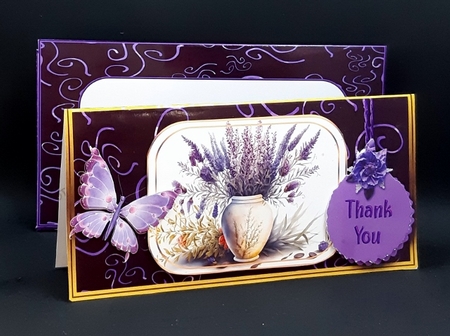 Lavender - Beautiful Purple 4 - Multi Occasions Card by Diane  Vermeer