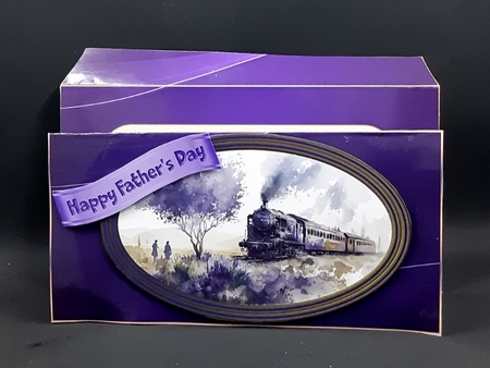 Old Train - Birthday/Fathers Day by Diane  Vermeer
