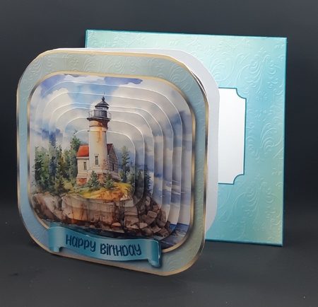 The Lighthouse - Birthday/Fathers Day by Diane  Vermeer