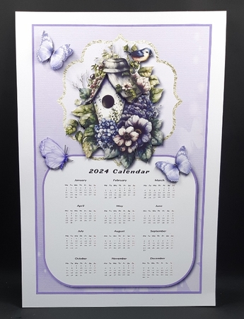 Birdhouse Calendar 2024 by Diane  Vermeer