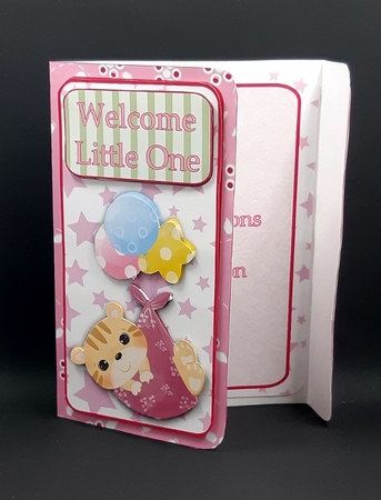 5 New Baby Offset Gate Fold Cards Bumper Set by Diane  Vermeer