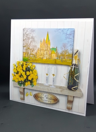 golden wedding anniversary by Diane  Vermeer