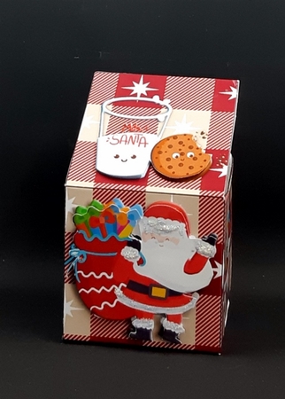 Christmas Santa 2.5 inch box by Diane  Vermeer