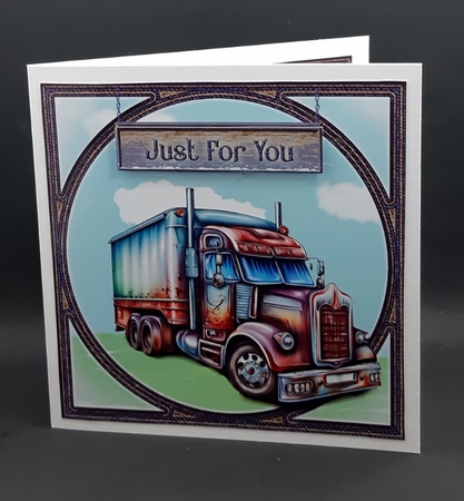 Rope Framed Truck by Diane  Vermeer
