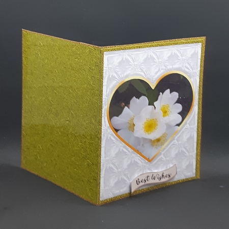 Tender Love Floral Card Front & Card Base by Diane  Vermeer