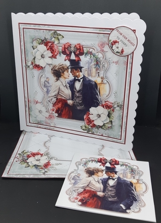 Christmas Couple 03 Mini Page Kit by Diane  Vermeer