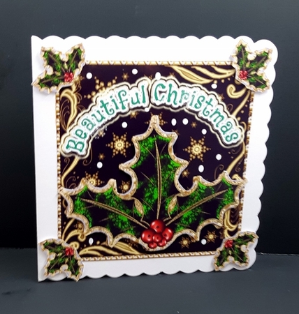 Beautiful Christmas Card Front 9 by Diane  Vermeer