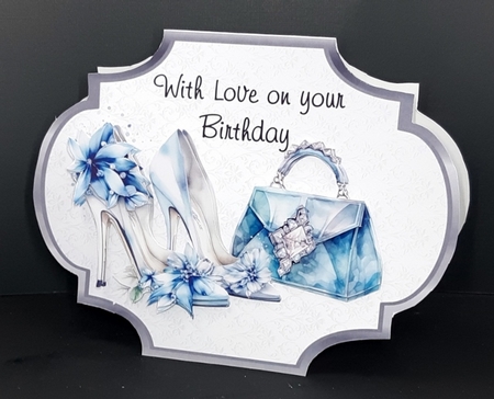 Girly Stuff 4 - Shaped card Mini card kit. by Diane  Vermeer