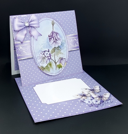 Aquilegia - Blank Card by Diane  Vermeer