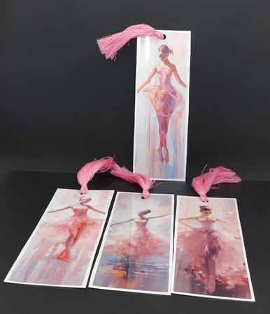 Ballerina Bookmarks by Diane  Vermeer