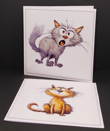 Funny Cats 4  by Diane  Vermeer
