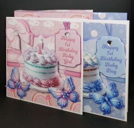 1st Birthday -Boy/Girl Double Kit by Diane  Vermeer