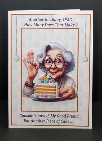 Another piece of cake A5 by Diane  Vermeer